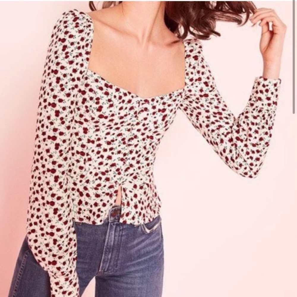 Rose Reformation Mimi Blouse